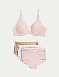 Body Define™ Wired Plunge T-Shirt Bra Set A-E | M&S CH