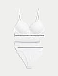 Bügelloses Push-up-BH-Set mit Spitze „Cleo“ (A–E)