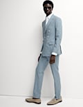 Slim Fit Double Breasted Suit 