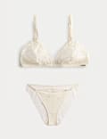 Bralette -set zonder beugel met borduursel ‘Monaco’, A-E