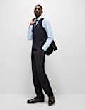 Regular Fit Herringbone Pure Wool Suit