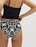 Tummy Control Printed Bandeau Tankini Set