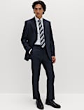 2 Piece Regular Fit Textured Stretch Suit