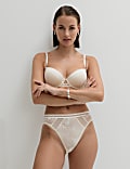 Valencia Lace Wired Balcony Bra Set A-E