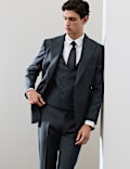 3 Piece Tailored Fit Wool Rich Suit