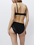 Silk & Lace Wired Balcony Bra Set