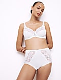Amelia-setje met beugel-bh met hele cup en kant (cupmaten A-E)