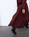 Silk Shirt & Skirt Set