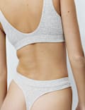 Juni Cotton Rib Non Wired Crop Top Set A-E