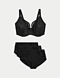 Amelia Lace Natural Lift Wired Full Cup Bra Set F+