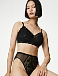 Soutien-gorge bustier à armatures orné de dentelle, bonnets A&nbsp;à&nbsp;F