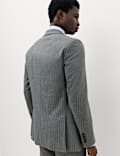 2 Piece Slim Fit Pin Stripe Stretch Suit
