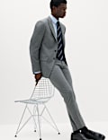 2 Piece Slim Fit Pin Stripe Stretch Suit