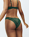 Lace Non Wired Push Up Plunge Bra Set A-E