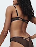 Mia Leopard Wired Push Up Balcony Bra Set