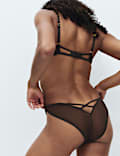 Mia Leopard Wired Push Up Balcony Bra Set