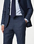 Regular Fit Wool Rich Prince of Wales Check Suit