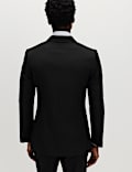 Costume smocking 2 pi&egrave;ces crois&eacute; coupe slim