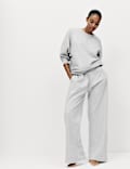Cotton Rich Brushback Lounge Sweatshirt Set