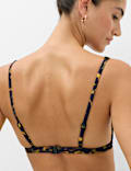 Printed Padded Triangle Bikini Set