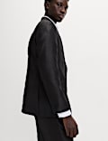 Tailored Fit Textured Sheen Tuxedo Suit