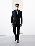 Tailored Fit Pure Wool Check Suit