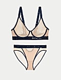 Tivoli Mesh Wired Full Cup Bra Set (A-E)