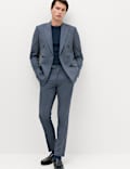 2 Piece Slim Fit Twill Double Breasted Suit