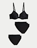 Flexifit™ Wired Push-Up Plunge Bra Set A-E