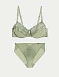 Belize Embroidery Wired Balcony Bra Set A-E