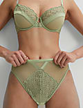 Belize Embroidery Wired Balcony Bra Set A-E