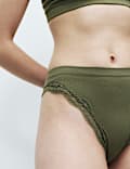 Jasmine Lace Non Wired Seamfree Crop Top Set