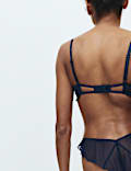 Helena Embroidery Wired Demi Cup Bra Set A-E