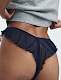 Helena Embroidery Wired Demi Cup Bra Set A-E