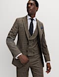 Slim Fit Check Suit