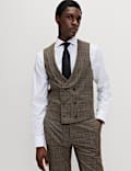 Slim Fit Check Suit