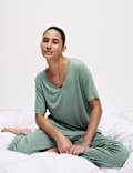 Lace Detail Pyjama Top Set