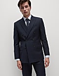 Regular Fit Pure Wool Pinstripe Suit