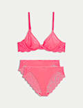 Hanna Glossie Wired Plunge Bra Set A-E