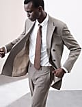 Tailored Fit Pure Wool Check Suit 