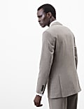 Tailored Fit Pure Wool Check Suit 