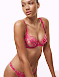 Gala Embroidery Wired Balcony Bra Set A-E