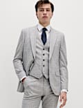 Slim Fit Prince of Wales Check Suit 