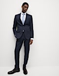Slim Fit Shadow Check Suit
