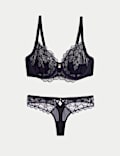 Passion Flower Wired Balcony Bra Set A-E