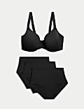 Flexifit™ Wired Full-Cup T-Shirt Bra Set A-E