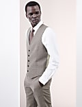 Tailored Fit Pure Wool Check Suit 