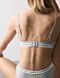 Lille Cotton Rich Wired Push-Up Plunge Bra Set A-E