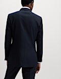 Slim Fit Pure Wool Checked Suit