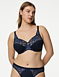 Wild Blooms Wired Full Cup Bra Set F-H